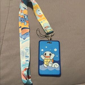 Pokémon Squirtle Nintendo - Lanyard and ID card holder